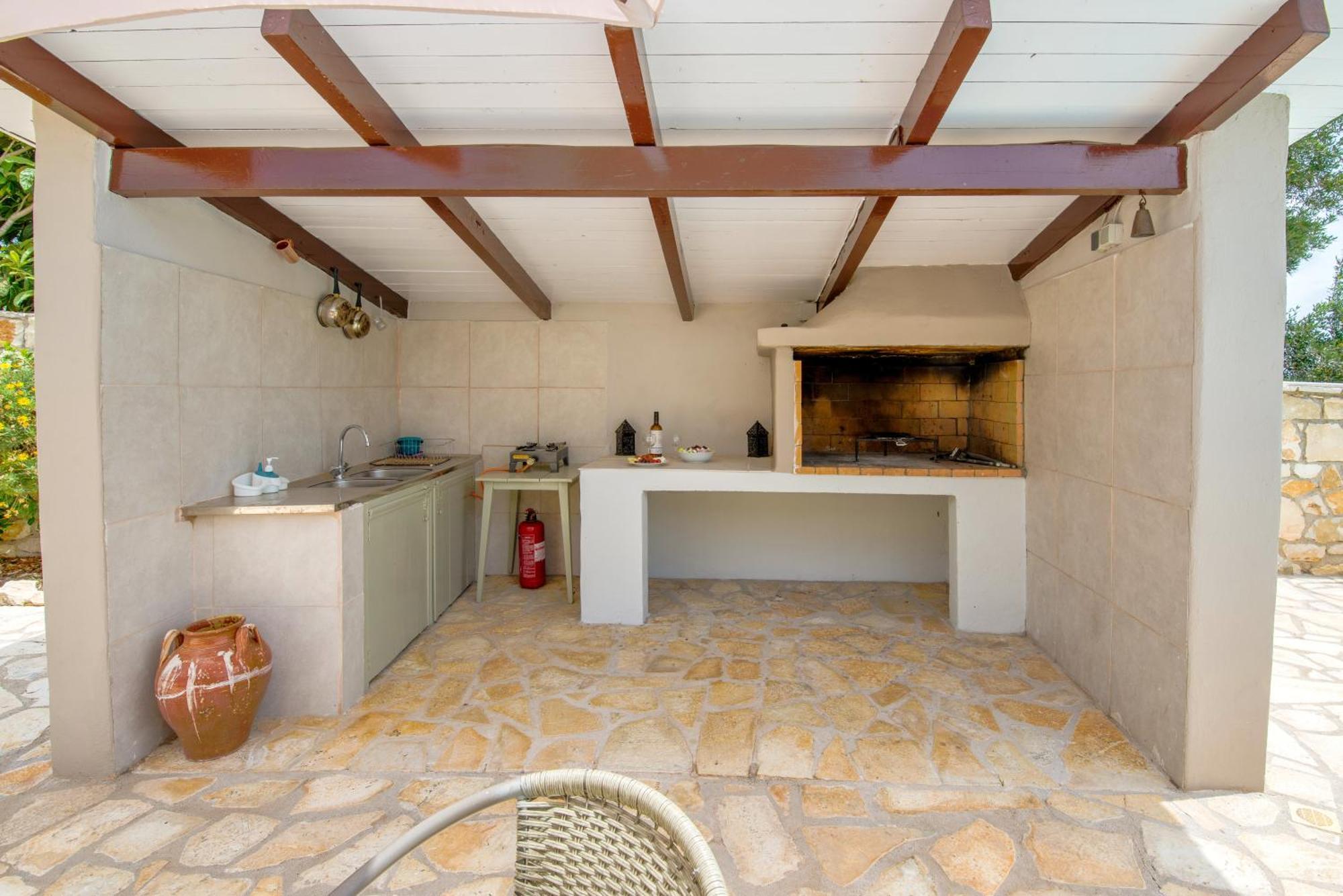 Loggos Seaview Cottage With Private Pool By Konnect Longós Exterior foto